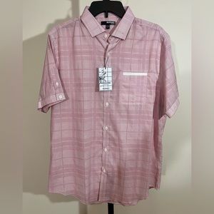 🔴 Nwt Murano mens large short sleeve button shirt (Dillards)